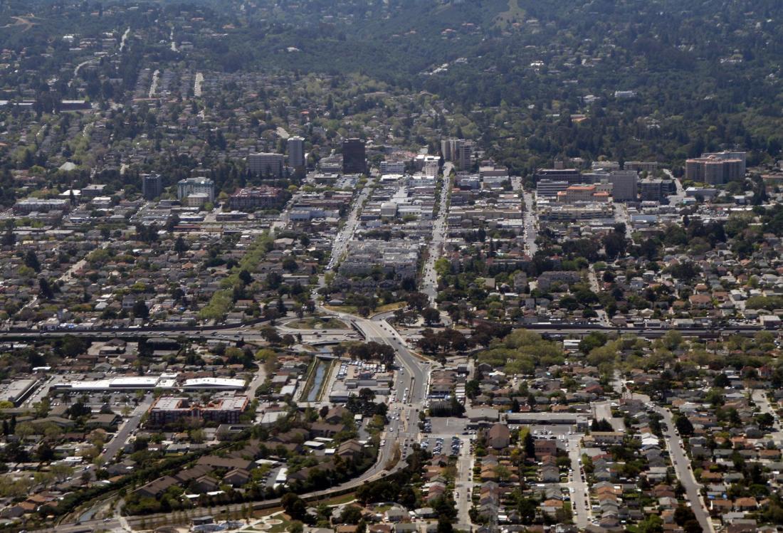 San Mateo Downtown Skyline