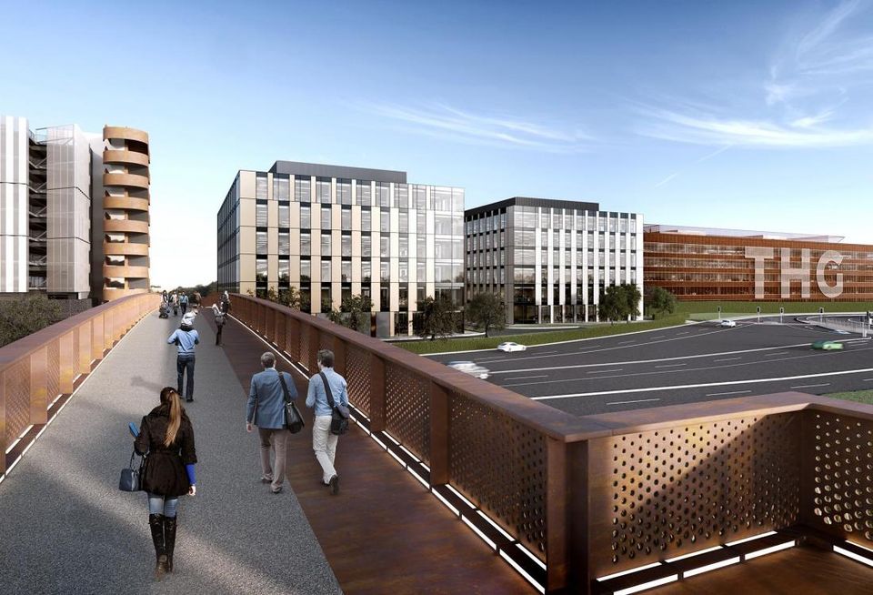 Airport City speculative office buildings 92K SF x 2 plus Hut Group campus September 2018