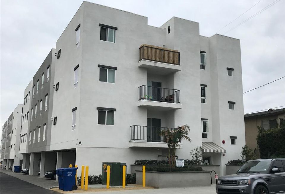 A private trust has sold a one-year-old 28-unit apartment in Northridge to an undisclosed buyer for $10.5M.
