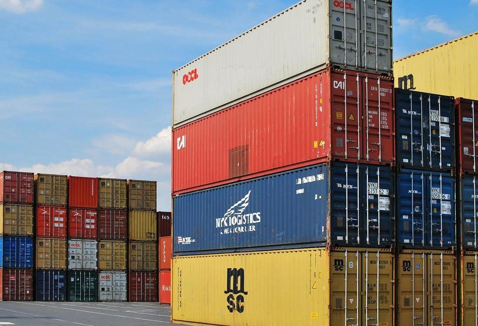 export containers shipping trade