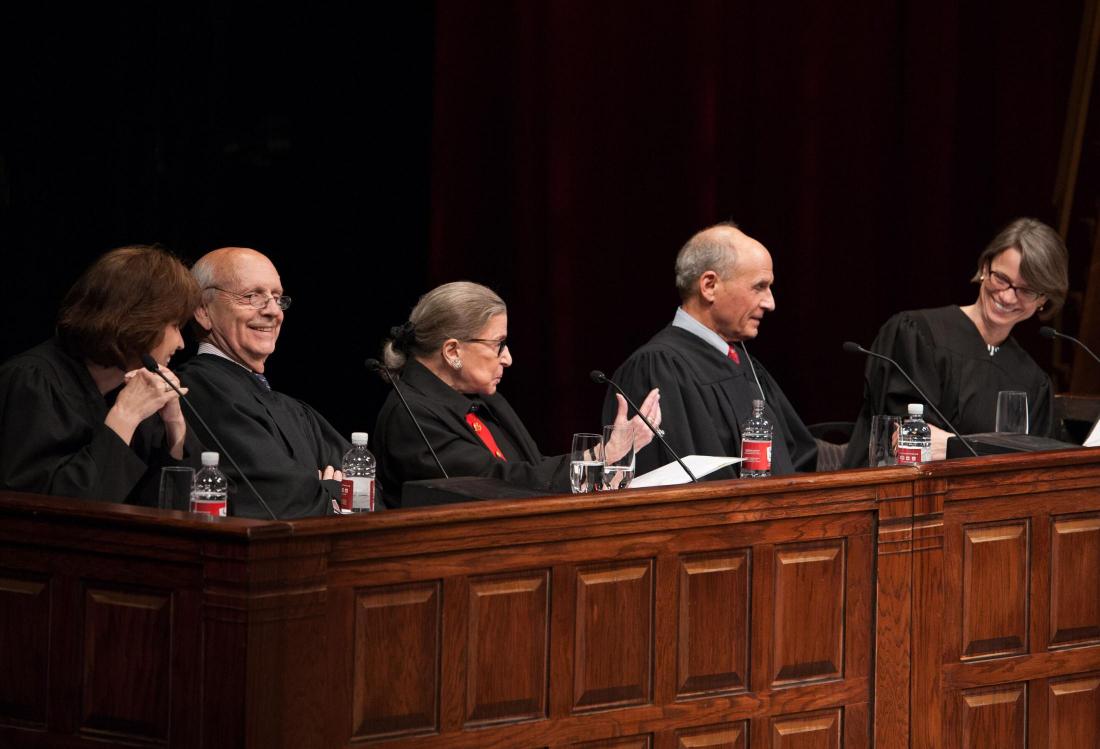 Ginsburg Presides Over Mock Trial Of 1984