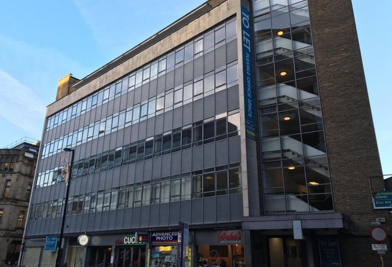 Grange House, John Dalton Street, Manchester - part of the so-called Island site. Nov 2017