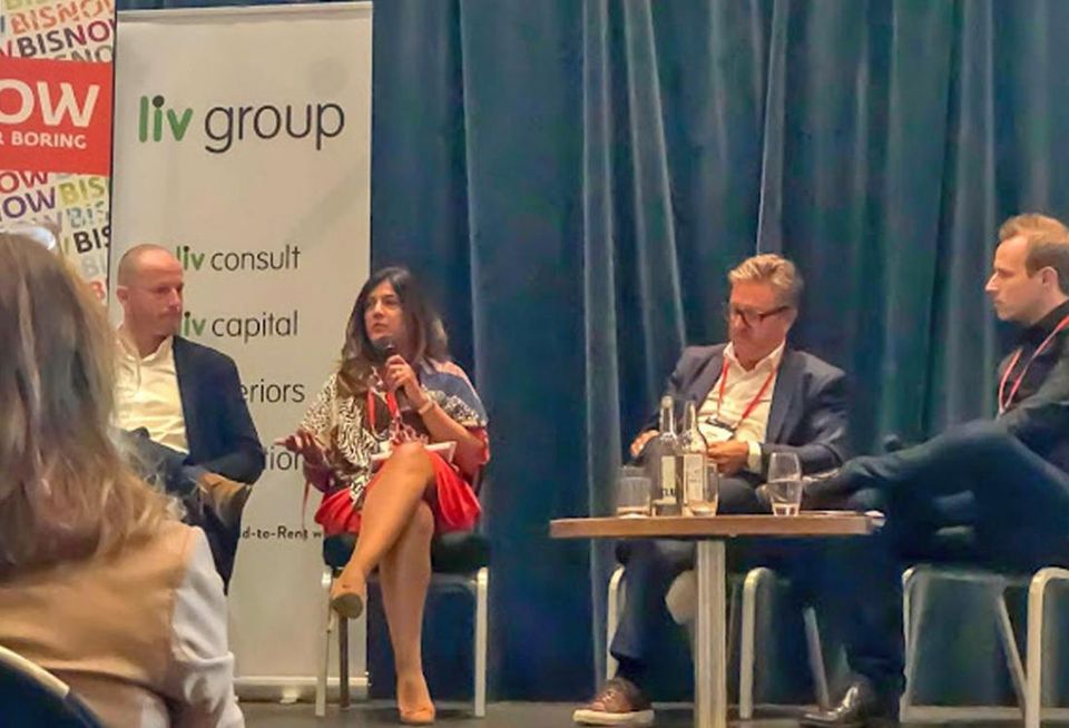 Far East Consortium Regional Manager Gavin Tatylor, Way of Life Management Managing Director Sowgol Zarinchang, LIV Group Chief Executive Graham Bates and (moderator) Chjapman Taylor Associate Director Michael Swiszczowski