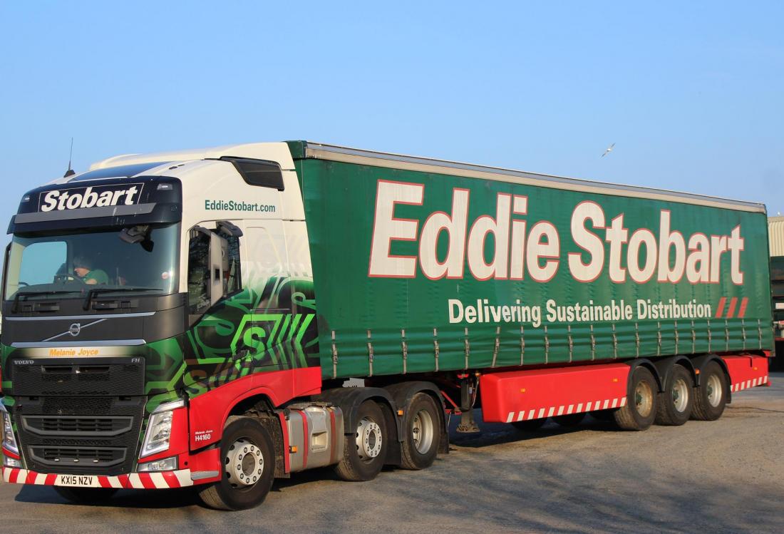 Eddie Stobart HGV distribution freight logistics lorry truck articulated
