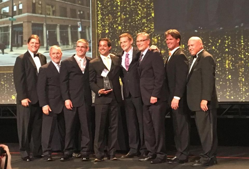 The Sterling Bay team at 564 W Randolph, winners of a BOMA International TOBY Award for a building under 110k SF