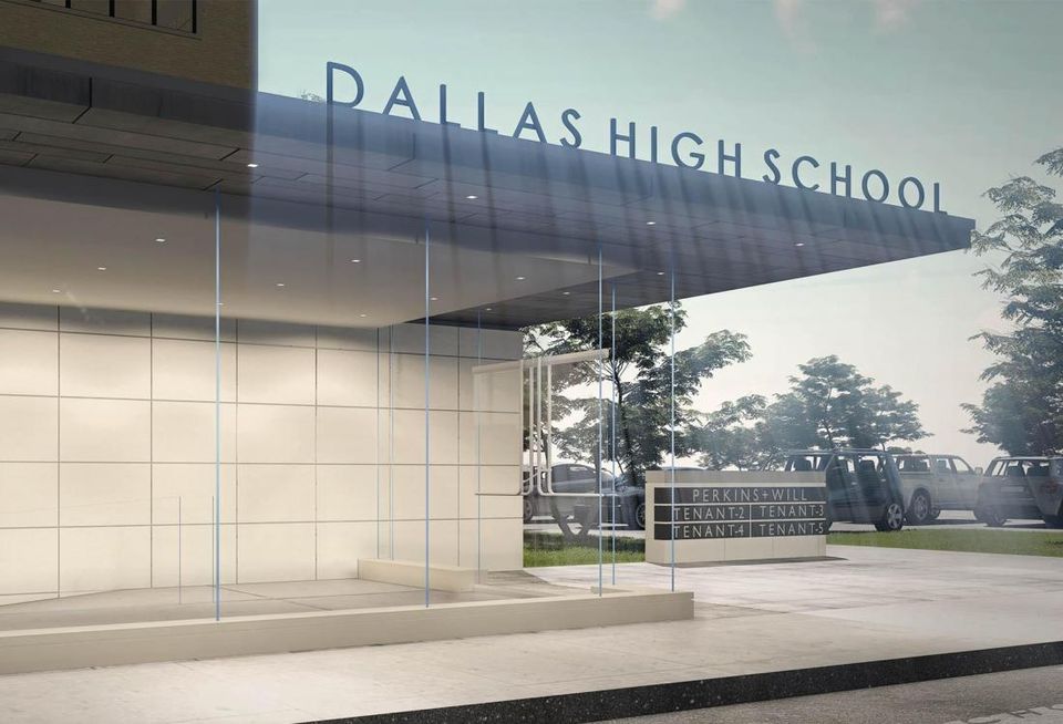 Jack Matthews and Mitch Paradise’ joint development company Matthews Paradise Office Development arm had tapped Younger Partners to lease the remaining office space for the redevelopment of Dallas High School. The former school will be turned into a mixed-use office and restaurant space. The landmark on the National Registry and the National Parks Department will turn 110 next month.Younger Partners principal Sean Dalton will lease the remaining office space—about 25% encompassing the top floor— in the four-story, 109k SF building on Bryan and Pearl Streets just south of the Arts District Downtown. Architect Perking + Will will anchor the office space with about 40% of the building. Dallas High School’s office conversion is phase one of the redevelopment. Matthews Paradise is pursuing LEED Silver certification.