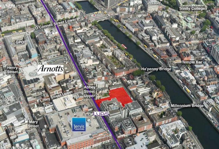 Development site Upper Abbey Street 1