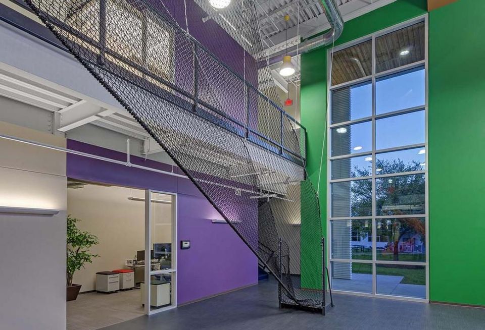 HCSS Climbing Rope in Lobby