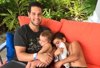 Scott Everett co-founder and principal of S2 Capital with his sons