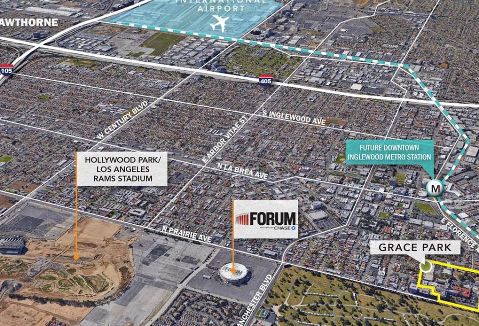 Hoffman-Grace Park - Inglewood, CA Site Map