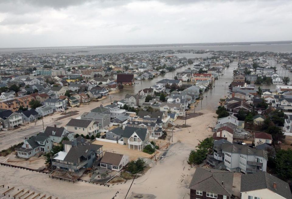 flooded housing
