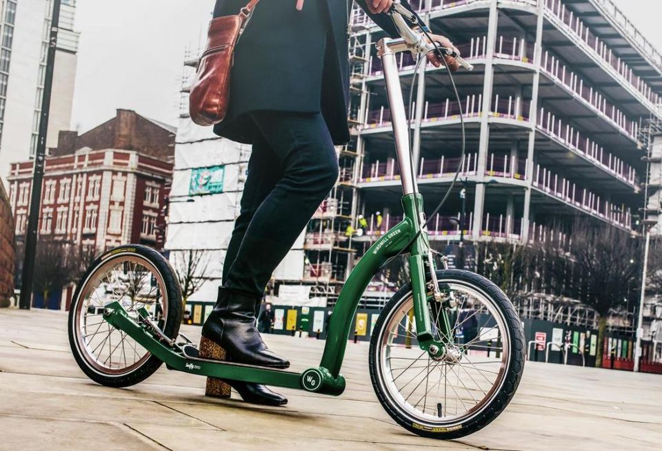 scooter at 78K SF Windmill Green Manchester developed by Fore Partnership