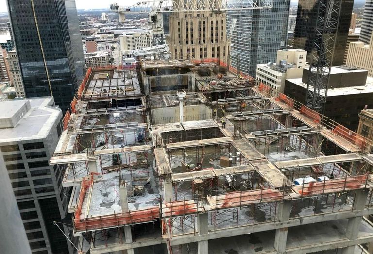 Capitol Tower construction