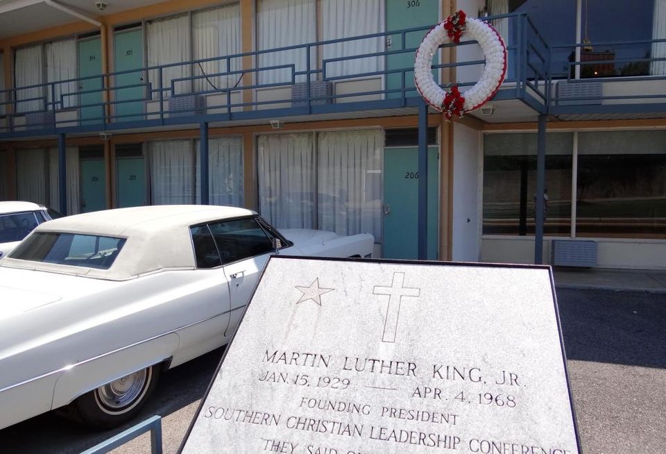 Lorraine Motel in Memphis where Martin Luther King Jr. was shot.