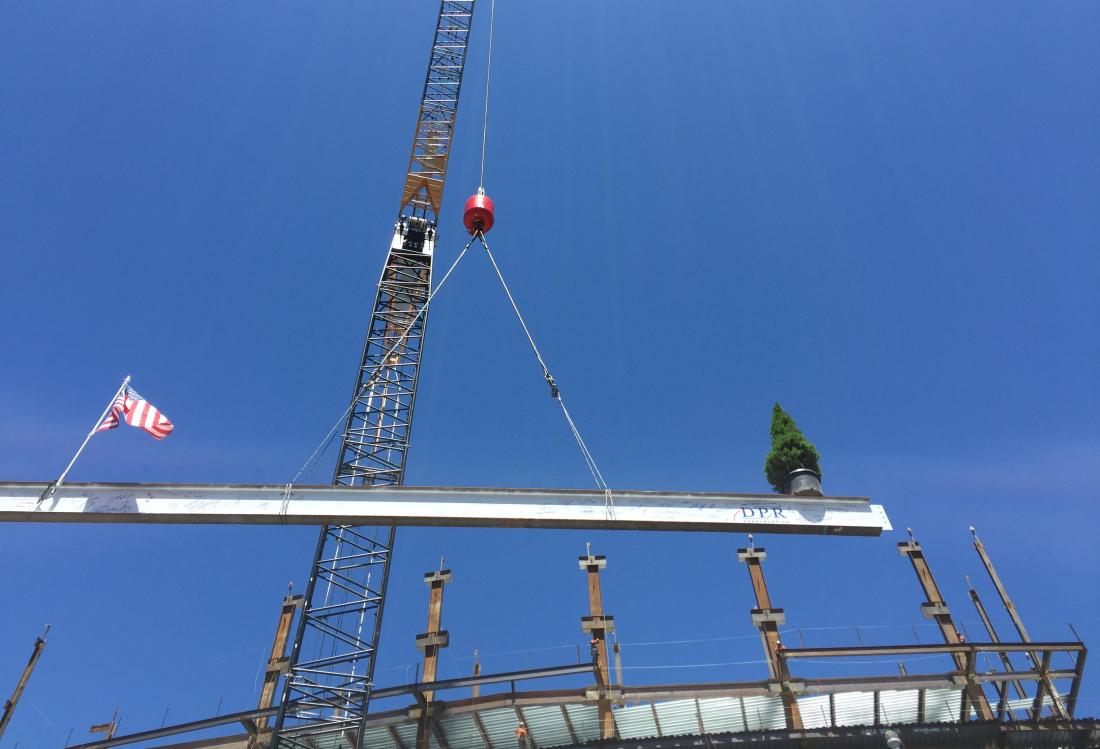 Wareham's EmeryStation West Tops Off
