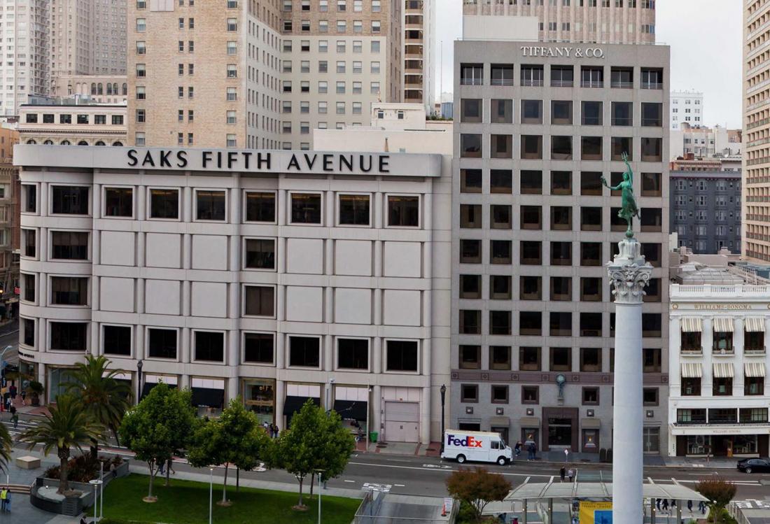 Union Square, Tiffany Building, San Francisco