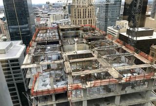 Capitol Tower construction