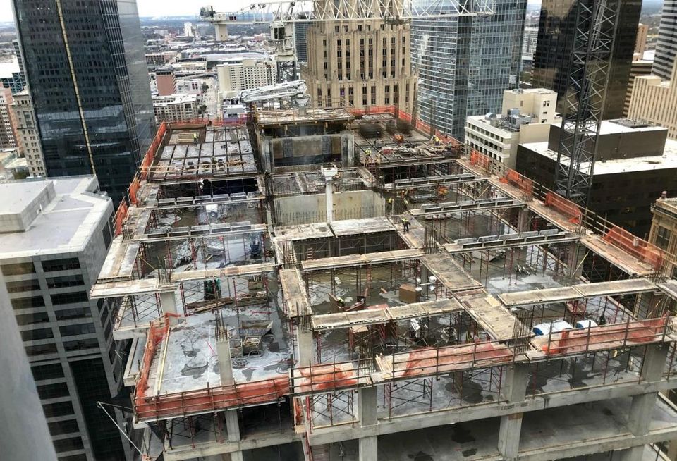 Capitol Tower construction