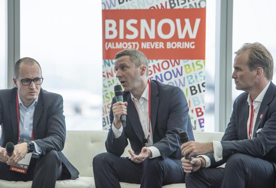 Left to right: RSM Head of Construction Ian Taylor; Hines UK Managing Director Anthony Leonard; Datscha UK Managing Director Mark Bruno
Manchester State of Market 15 May 2018