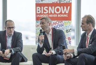 Left to right: RSM Head of Construction Ian Taylor; Hines UK Managing Director Anthony Leonard; Datscha UK Managing Director Mark Bruno
Manchester State of Market 15 May 2018