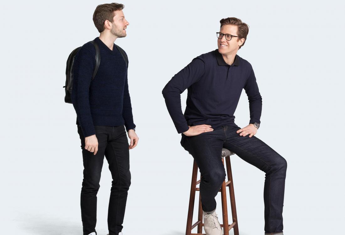 Jetty co-founder and president Luke Cohler beside Jetty co-founder and CEO Mike Rudoy.