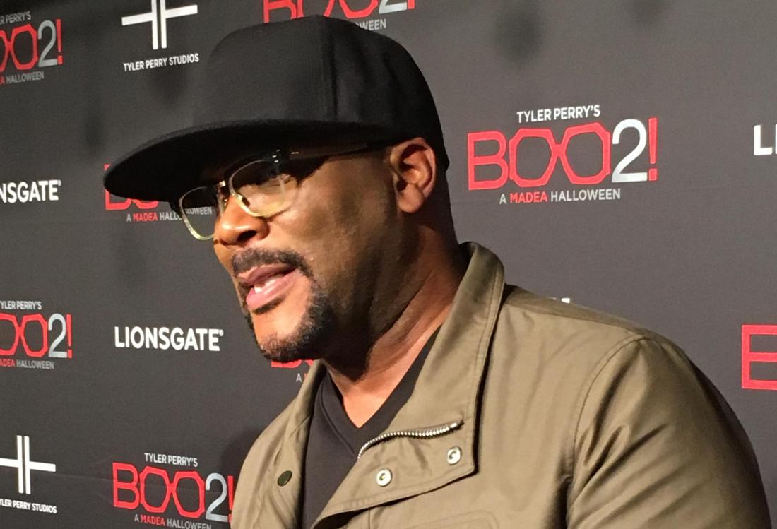 Media mogul Tyler Perry, photographed in 2017