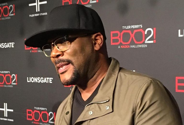 Media mogul Tyler Perry, photographed in 2017