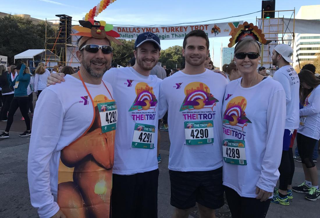 CBRE SVP Steve Berger with his family