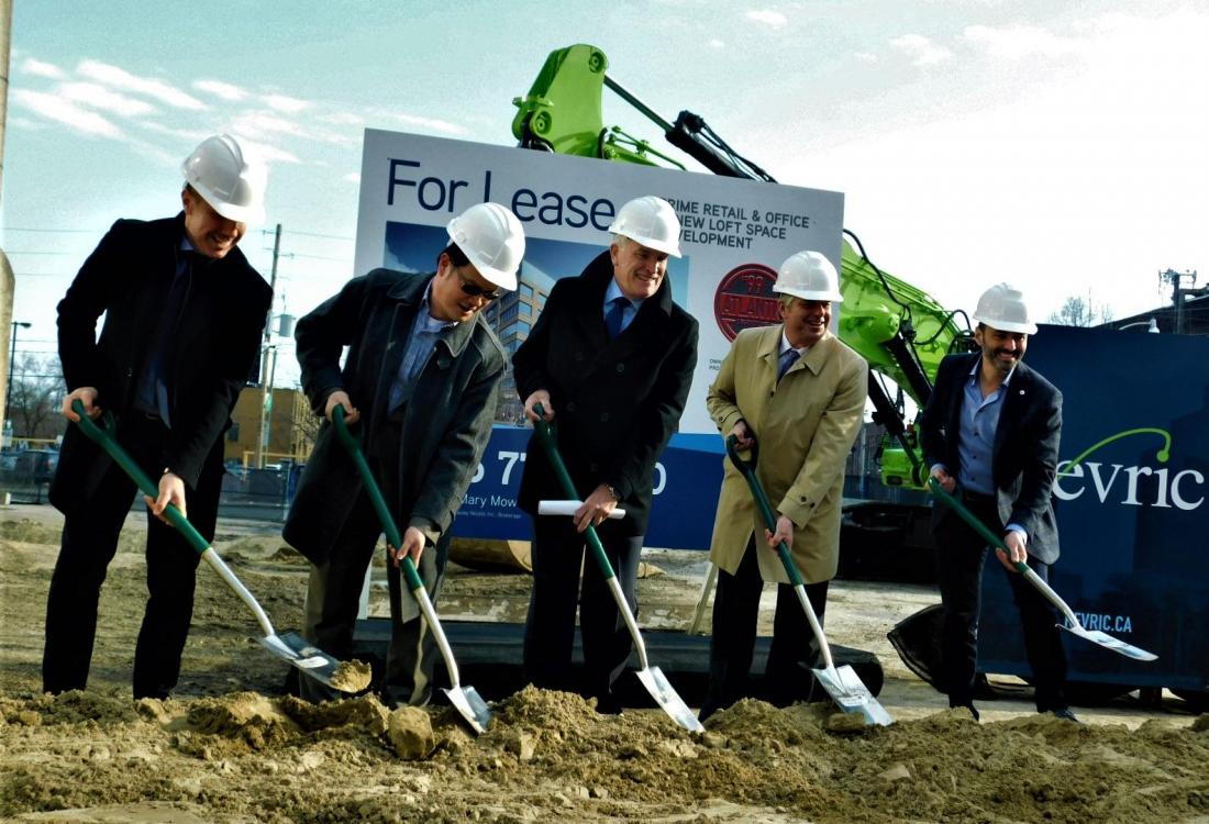 Kevric 99 Atlantic Liberty Village ground-breaking 