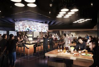 
The Dallas Cowboys and Legends Hospitality announced today the newest addition to AT&T Stadium - the Stadium Club. Set to open this fall, the Stadium Club is AT&T Stadium’s new restaurant that combines first-class dining with the comfort of your favorite sports bar. The Stadium Club will be open daily for lunch and dinner, serving as a great place for visitors to dine every day and before or after touring the building.