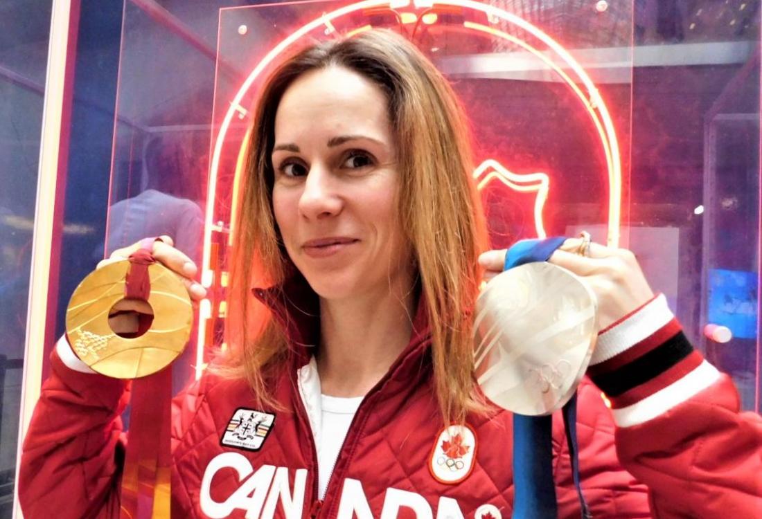 Jennifer Heil Winter Olympics South Korea CF Eaton Centre Bright Loungers Moguls