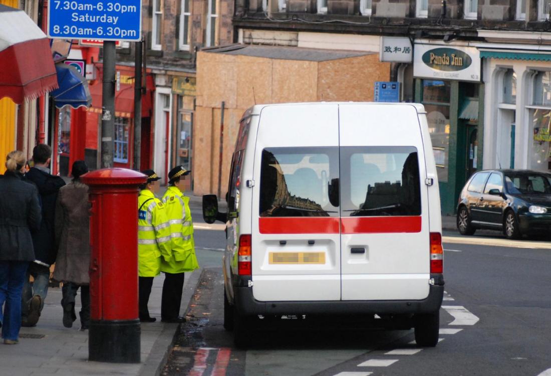 white van London delivery