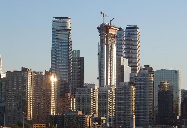 Downtown Toronto construction