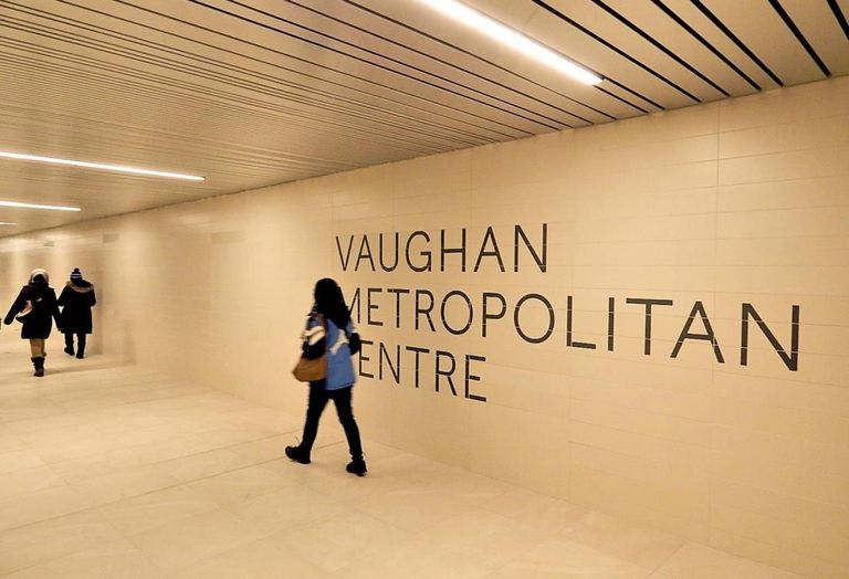 Vaughan Metropolitan Center subway Transit City 