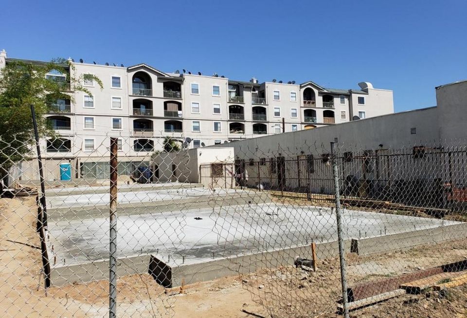 A photo of a designated opportunity zone next to Cesar E. Chavez Park in Long Beach