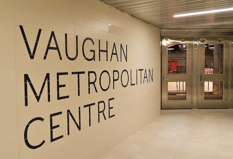 Vaughan Metropolitan Centre Transit City TTC subway