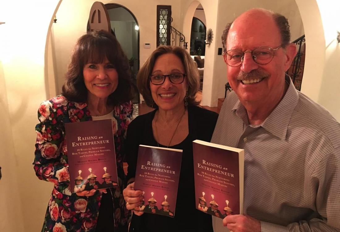 Margot Bisnow with Richard and Gloria Pink