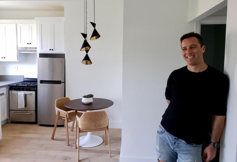 San Francisco-based Starcity CEO Jon Dishotsky inside his company's first co-living building in Los Angeles. The property is located just a block away from Venice Beach.