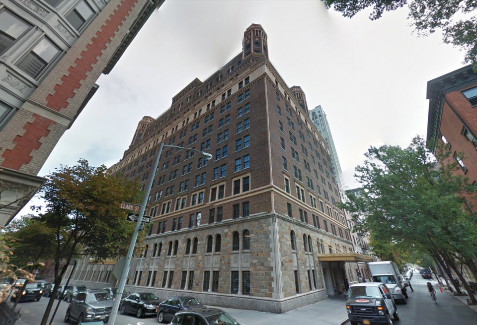 21 Clark St. in Brooklyn, a former Jehovah's Witnesses apartment building