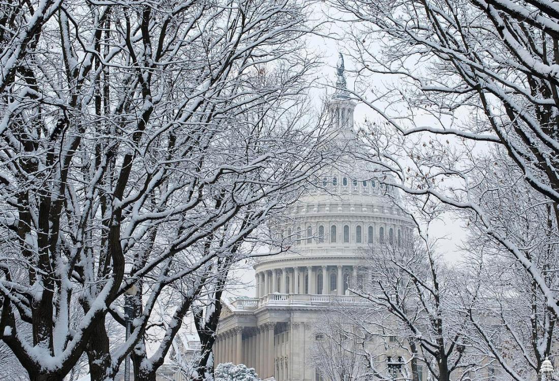 US Capitol Snow, DC Winter