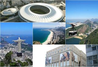 rio collage landmarks