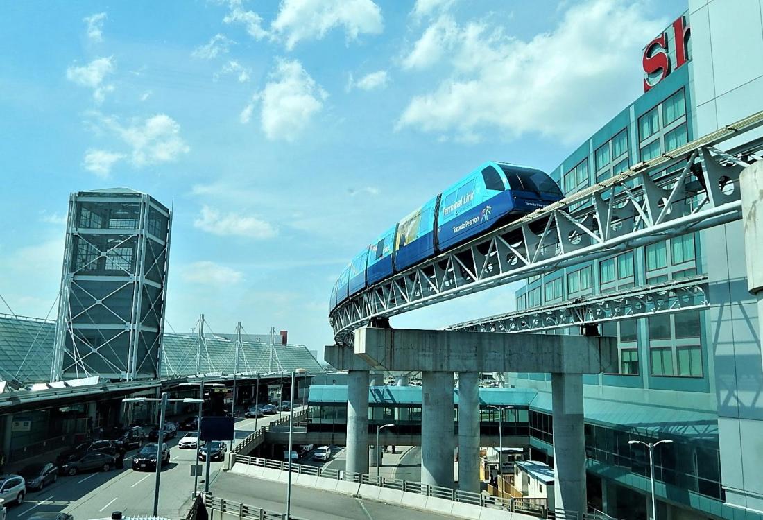 Pearson Airport suburban Toronto transit hub