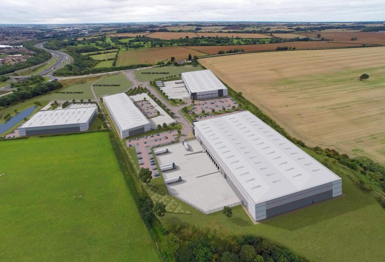 Richardsons/St Francis Group development  at Kettering  close to junction 8 of the A14 will see 270K SF developed in four units starting on site this spring with completion in early 2019.