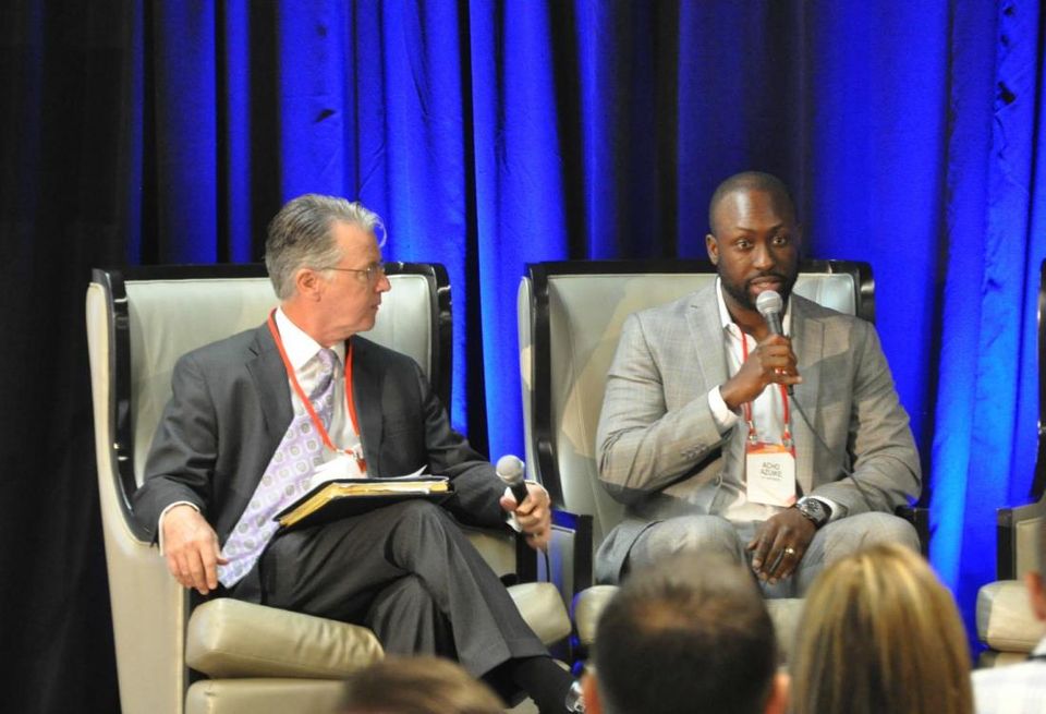 Riverway Title President & CEO John Hammond, DC Partners COO Acho Azuike