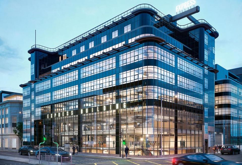 78,900 sq ft Grade II* Listed Express Building, Great Ancoats Street, Manchester.