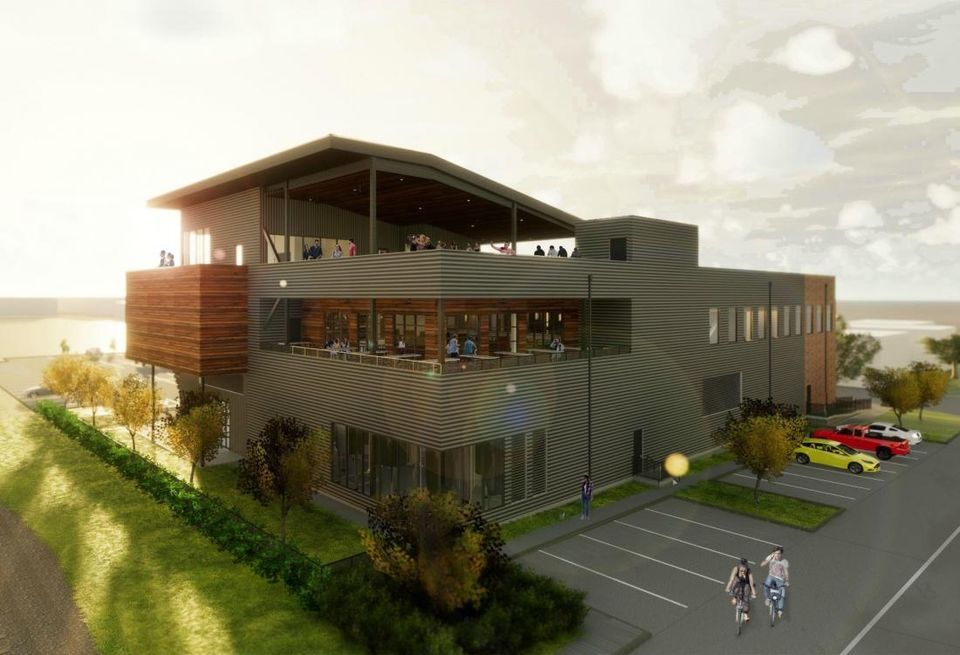 Buffalo Bayou Brewing, Sawyer Yards Rendering