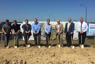 Here's KWA project superintendent Greg Siewinski, KWA project manager Stan Fulks, KWA EVP Brian Webster, KWA president Keller Webster, JHP Architecture associate Davy Lang, JHP Architecture VP and founding partner Ron Harwick, JHP Architecture VP John Schrader and Columbia Residential cofounder and partner Jim Grauley.