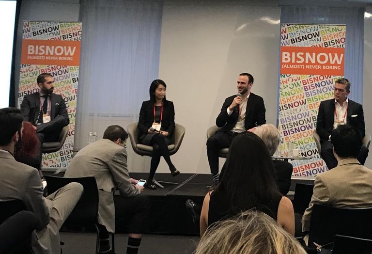 Synapse Development CEO Justin Palmer, Jonathan Rose Cos.' Jenny Wu, Medici Living Group co-founder Evan Kasper and DDG CEO Joseph McMillan