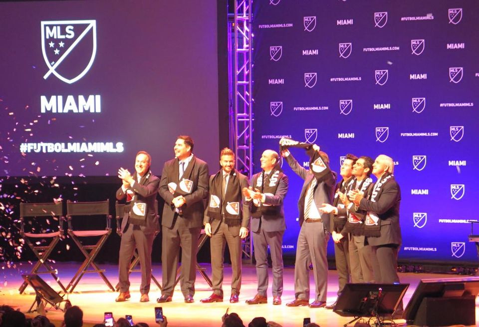 david Beckham announces Miami team january 2018