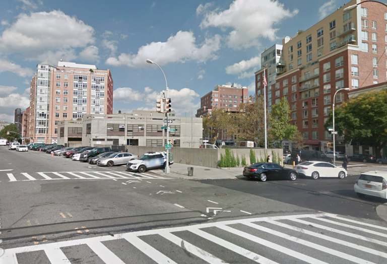 The site of 300 West 122nd St., where developers planned a 12-story apartment project before they fell into bankruptcy